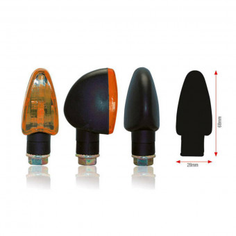 Clignotants moto & scooter Bihr Triangle Noir Clignotants moto & scooter Bihr Triangle Noir