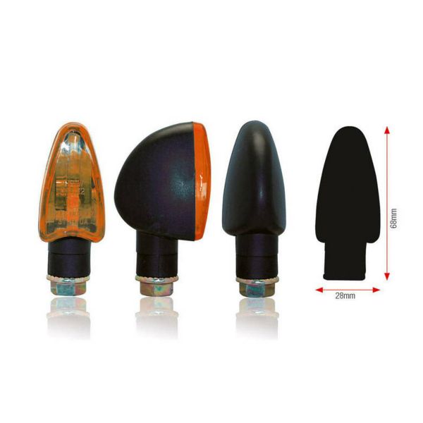 Clignotants moto & scooter Bihr Triangle Noir