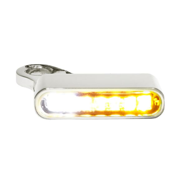 Heinz Bikes Led Guidon + Feu Harley Davidson XL883/XL1200 (14-21)