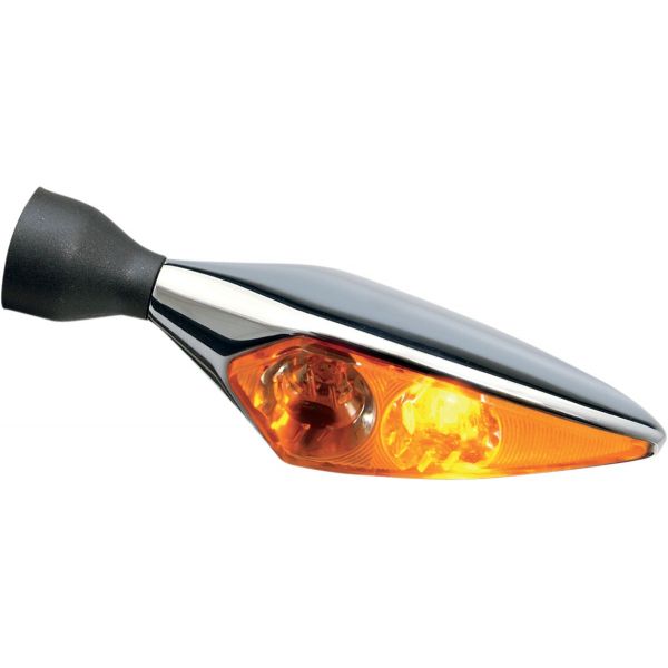 Clignotants moto & scooter Kellermann Micro Rhombus Led Chrome + Feu Arriere