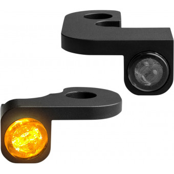 Clignotants moto & scooter Heinz Bikes Nano Guidon + feu Harley Davidson Dyna (90-17)