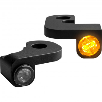 Clignotants moto & scooter Heinz Bikes Nano Guidon Harley Davidson Road King/Electra Glide (90-08)