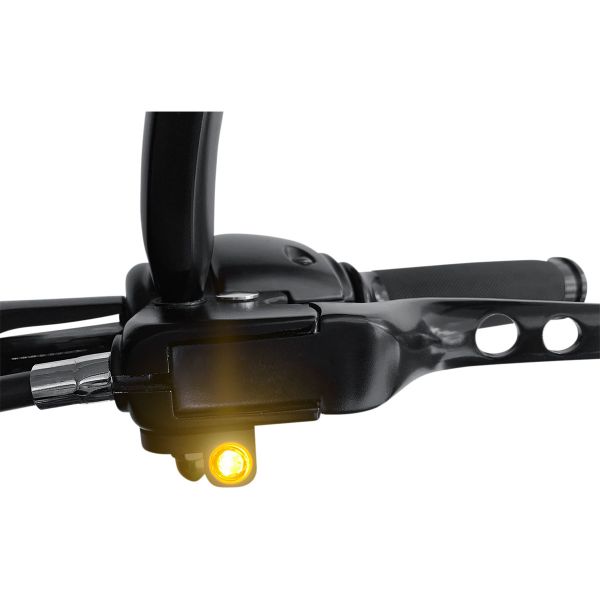 Clignotants moto & scooter Heinz Bikes Nano Guidon Harley Davidson Softail/Fat Boy (90-14)