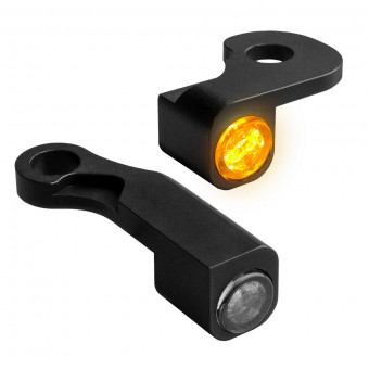 Clignotants moto & scooter Heinz Bikes Nano Guidon Harley Davidson Softail/Fat Boy (15-17)