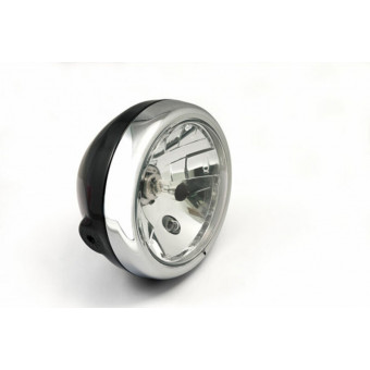 Feux & phares moto LSL Six-Days Universel Noir Chrome