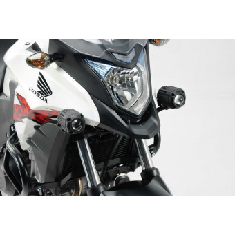 Supports pour feux additionnels SW-MOTECH noir Moto Guzzi V85 TT