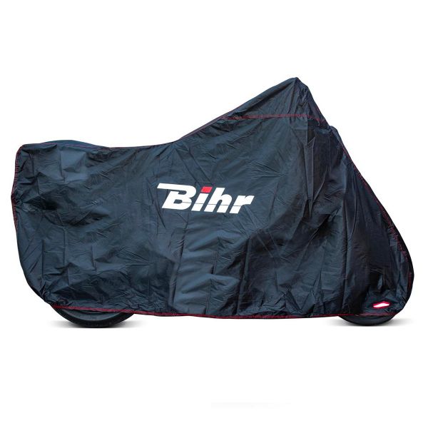 Housse Moto Bihr Housse de protection ext�rieure compatible bulle haute noir