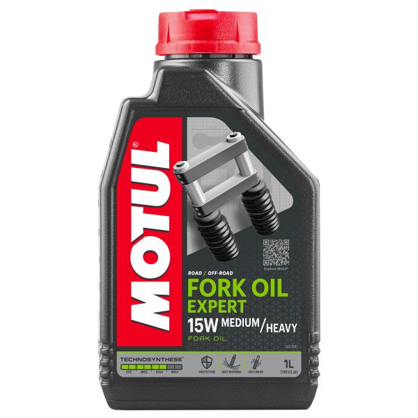 Huile de fourche Motul Fork Oil Expert 15W 1L Huile de fourche Motul Fork Oil Expert 15W 1L