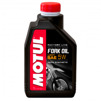 Huile de fourche Motul Fork Oil Factory Line 5W 1L Huile de fourche Motul Fork Oil Factory Line 5W 1L