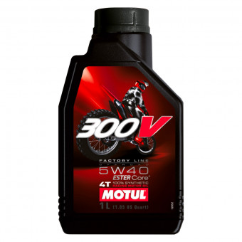 Huile moteur Motul 300V Factory Line Off Road 5W40 1L Huile moteur Motul 300V Factory Line Off Road 5W40 1L