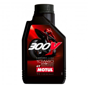 Huile moteur Motul 300V Factory Line Road Racing 10W40 1L Huile moteur Motul 300V Factory Line Road Racing 10W40 1L