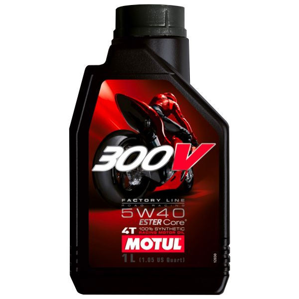 Huile moteur Motul 300V Factory Line Road Racing 5W40 1L Huile moteur Motul 300V Factory Line Road Racing 5W40 1L