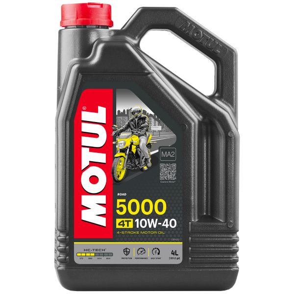 Huile moteur Motul 5000 10W40 4T 4L Huile moteur Motul 5000 10W40 4T 4L