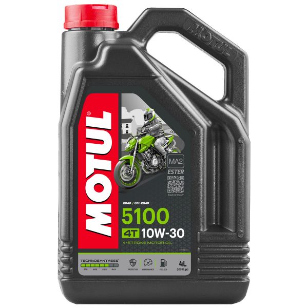 Huile moteur Motul 5100 10W30 4T 4L Huile moteur Motul 5100 10W30 4T 4L
