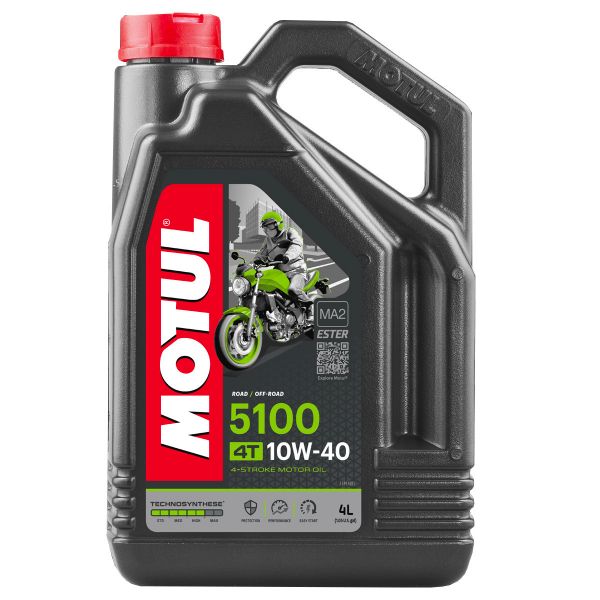 Huile moteur Motul 5100 10W40 4T 4L Huile moteur Motul 5100 10W40 4T 4L