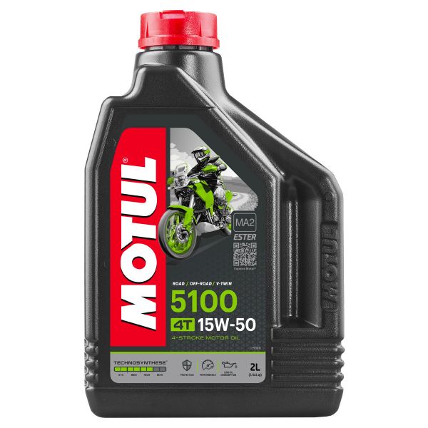 Huile moteur Motul 5100 15W50 4T 2L Huile moteur Motul 5100 15W50 4T 2L