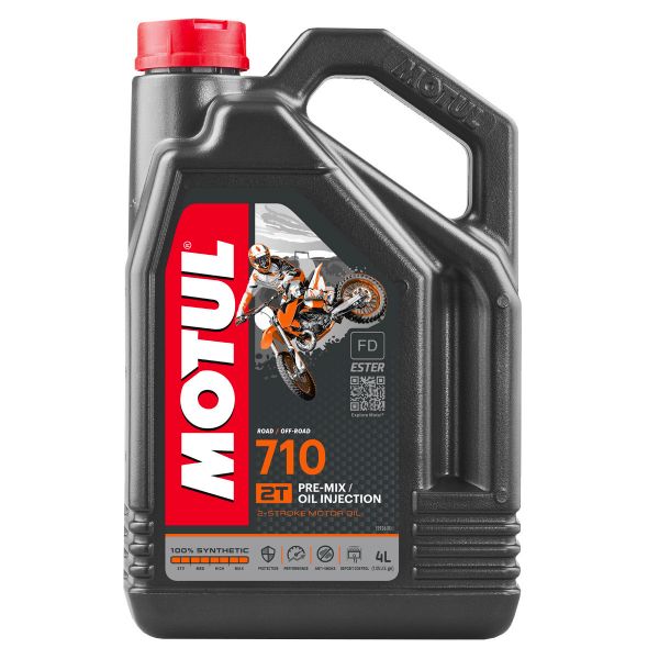 Huile moteur Motul 710 2T 4L Huile moteur Motul 710 2T 4L