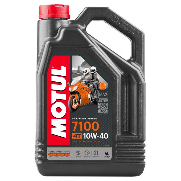 Huile moteur Motul 7100 10W40 4T 4L