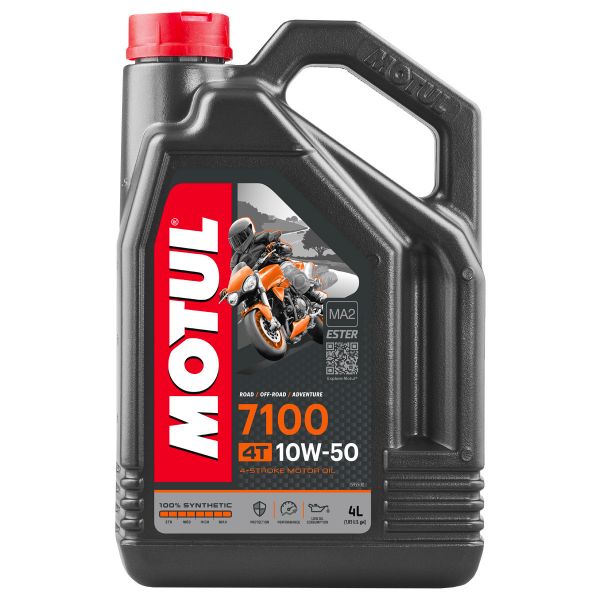 Huile moteur Motul 7100 10W50 4T 4L Huile moteur Motul 7100 10W50 4T 4L