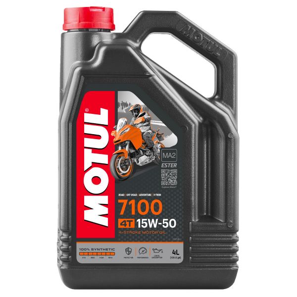 Huile moteur Motul 7100 15W50 4T 4L Huile moteur Motul 7100 15W50 4T 4L