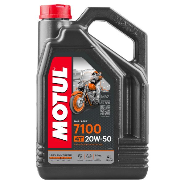 Huile moteur Motul 7100 20W50 4T 4L Huile moteur Motul 7100 20W50 4T 4L