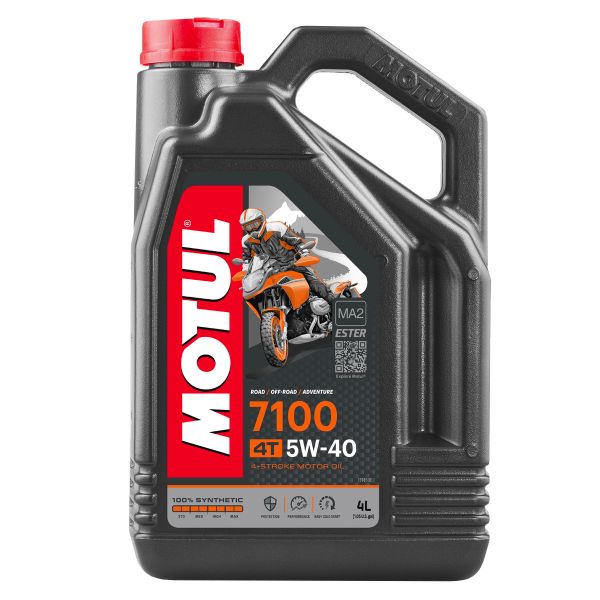 Huile moteur Motul 7100 5W40 4T 4L Huile moteur Motul 7100 5W40 4T 4L