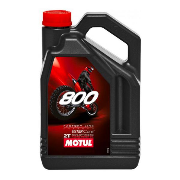 Huile moteur Motul 800 2T Factory Line Off Road 4L Huile moteur Motul 800 2T Factory Line Off Road 4L