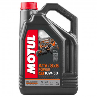 Huile moteur Motul ATV-SXS Power 4T 10W50 4L Huile moteur Motul ATV-SXS Power 4T 10W50 4L
