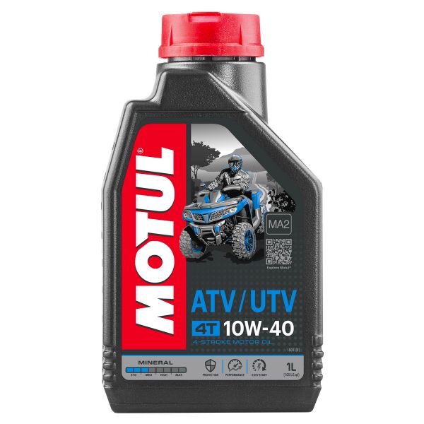 Huile moteur Motul ATV-UTV 4T 10W40 1L Huile moteur Motul ATV-UTV 4T 10W40 1L