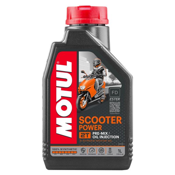 Huile moteur Motul Scooter Power 2T 1L Huile moteur Motul Scooter Power 2T 1L