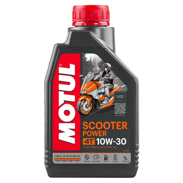 Huile moteur Motul Scooter Power 4T 10W30 MB 1L Huile moteur Motul Scooter Power 4T 10W30 MB 1L