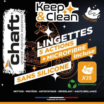 Nettoyage Chaft Lingettes Nettoyantes Moto (35 unites) Nettoyage Chaft Lingettes Nettoyantes Moto (35 unites)