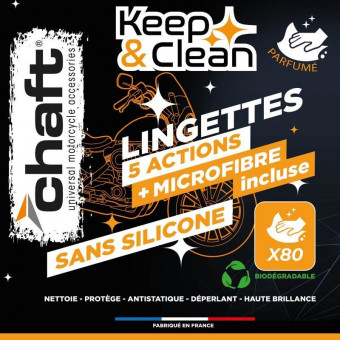 Nettoyage Chaft Lingettes Nettoyantes Moto (80 unites) Nettoyage Chaft Lingettes Nettoyantes Moto (80 unites)