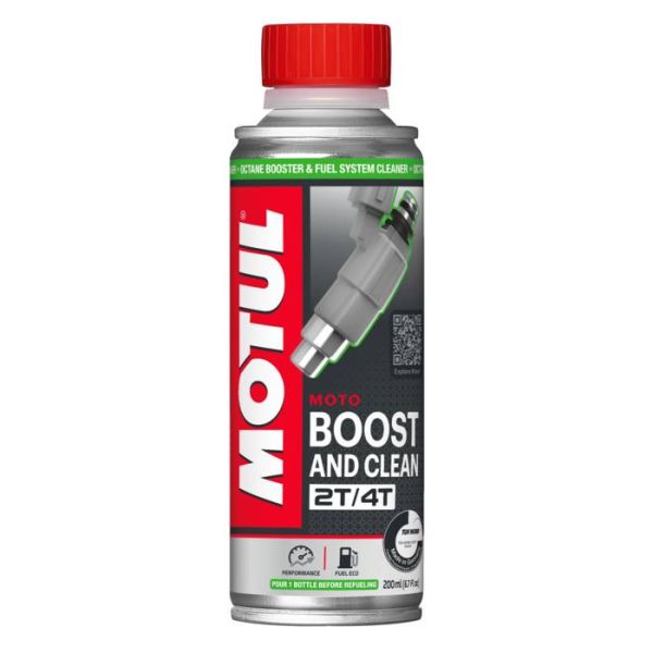 Produits d'entretien Motul Nettoyant Moteur Moto Boost And Clean 200ML Produits d'entretien Motul Nettoyant Moteur Moto Boost And Clean 200ML