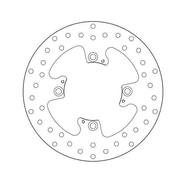 Disque de frein Brembo Brembo Serie Oro Rond Fixe 68B407N6