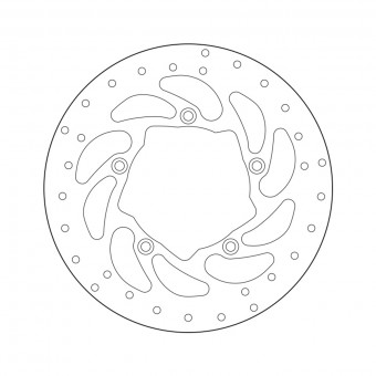 Disque de frein Brembo Brembo Serie Oro Rond Fixe 68B407P9 Disque de frein Brembo Brembo Serie Oro Rond Fixe 68B407P9
