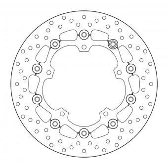 Disque de frein Brembo Brembo Serie Oro Rond Flottant Yamaha YZF-R3 78B40849 Disque de frein Brembo Brembo Serie Oro Rond Flottant Yamaha YZF-R3 78B40849