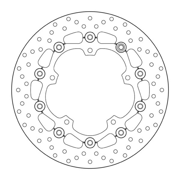 Disque de frein Brembo Brembo Serie Oro Rond Flottant Yamaha YZF-R3 78B40849