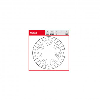 Disque de frein TRW TRW Fixe Rond MST508 Disque de frein TRW TRW Fixe Rond MST508