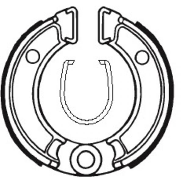 Machoires de frein Tecnium Tecnium BA010 organique