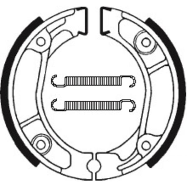 Machoires de frein Tecnium Tecnium BA013 organique