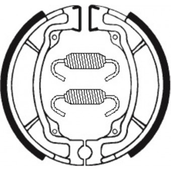 Machoires de frein Tecnium Tecnium BA015 organique Machoires de frein Tecnium Tecnium BA015 organique