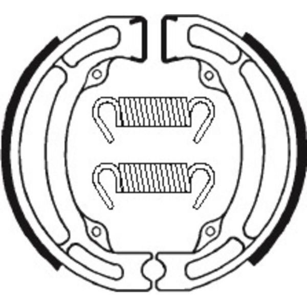 Machoires de frein Tecnium Tecnium BA017 organique