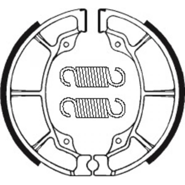 Machoires de frein Tecnium Tecnium BA019 organique