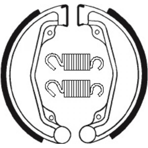 Machoires de frein Tecnium Tecnium BA023 organique