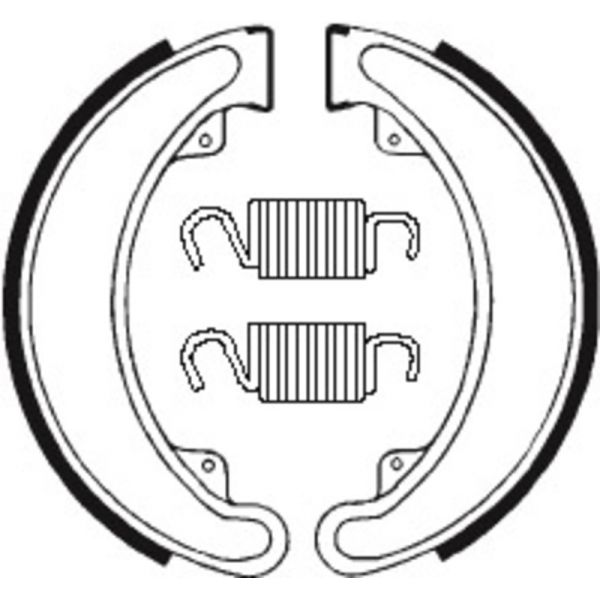 Machoires de frein Tecnium Tecnium BA024 organique