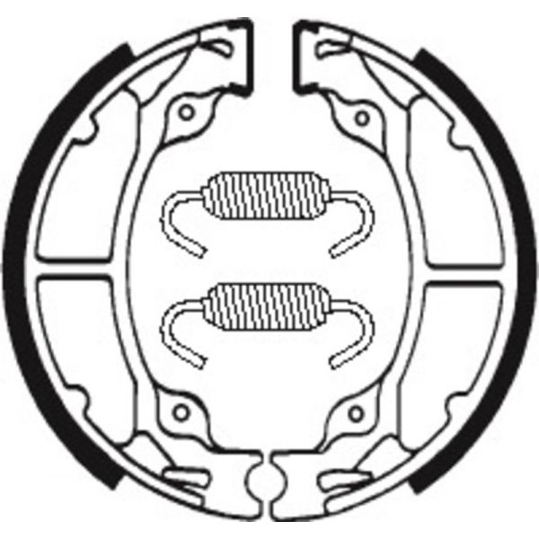 Machoires de frein Tecnium Tecnium BA025 organique