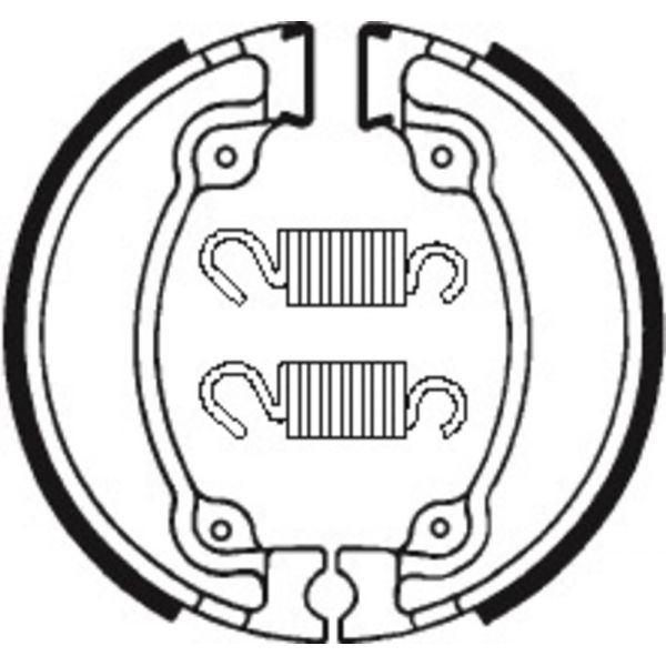 Machoires de frein Tecnium Tecnium BA026 organique