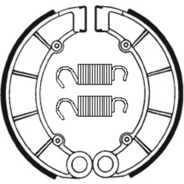 Machoires de frein Tecnium Tecnium BA027 organique