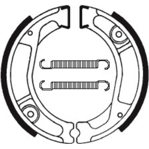 Machoires de frein Tecnium Tecnium BA029 organique